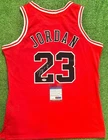 Michael Jordan Signed PSA Chicago Bulls Home Autograph Jersey COA