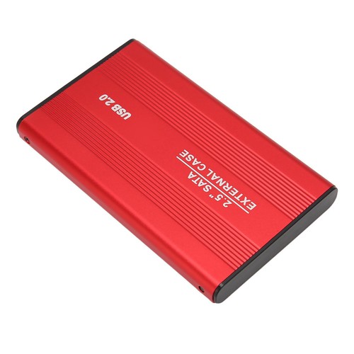 2.5 Portable Metal External Hard Drive USB 2.0 320GB Red - Picture 4 of 23