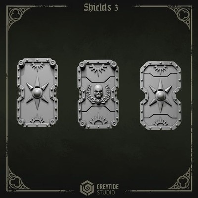 Kitbash Bits - Shields 3 EP - GreyTide Studio