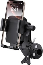 Bike Phone Holder Handlebar Mount for 4.7"-7.1" Smartphone   No Camera Block