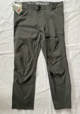 Wrangler ATG Pants Men’s 40x30 Gray Straight Fit Side Zip Utility Outdoor New