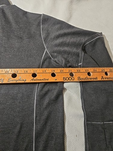 Kuhl Camicia Uomo Media Nera Grigio Ryzer Performance Escursionismo Manica Lunga 1/4 Zip - Foto 14 di 14