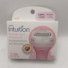 Schick Women's Intuition Advanced Moisture Women's Razor Refills - 3 Cartridges