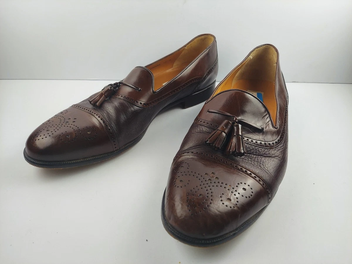 Mezlan Havana Mens Brown‎ Dress Shoe Deer Skin Tassel Loafer Cap Toe Spain 12 B Bologna Italian Deerskin Tassel Loafers - Cuoio | Martin Dingman main image 2
