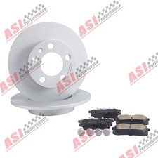 Rear Brake Discs+Pads Fit Audi A1 Seat Ibiza Skoda Fabia 3 VW Polo 5 PRO
