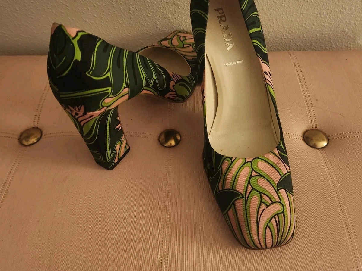 PRADA Women's Floral Heels for sale - eBay