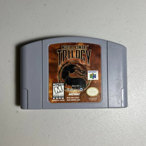 Mortal Kombat Trilogy (Nintendo 64, 1996) MK N64 Authentic Tested