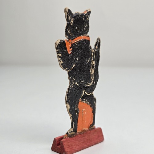 Altes Vintage Antik Halloween Deutsches Kegelspiel Schwarze Katze Germany 20er Jahre - Bild 14 von 22