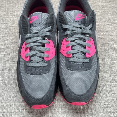 Nike Air Max 90 Wolf Grey Hyper Pink Sneakers DM0029-010  display picture 3