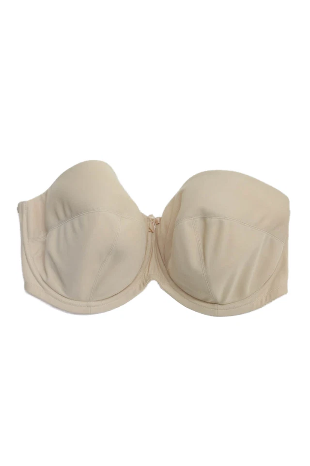 Conjunto de sujetador sin tirantes y sujetador básico con aros Panache para mujer multicolor talla 32H/34G Foto 2 de 4