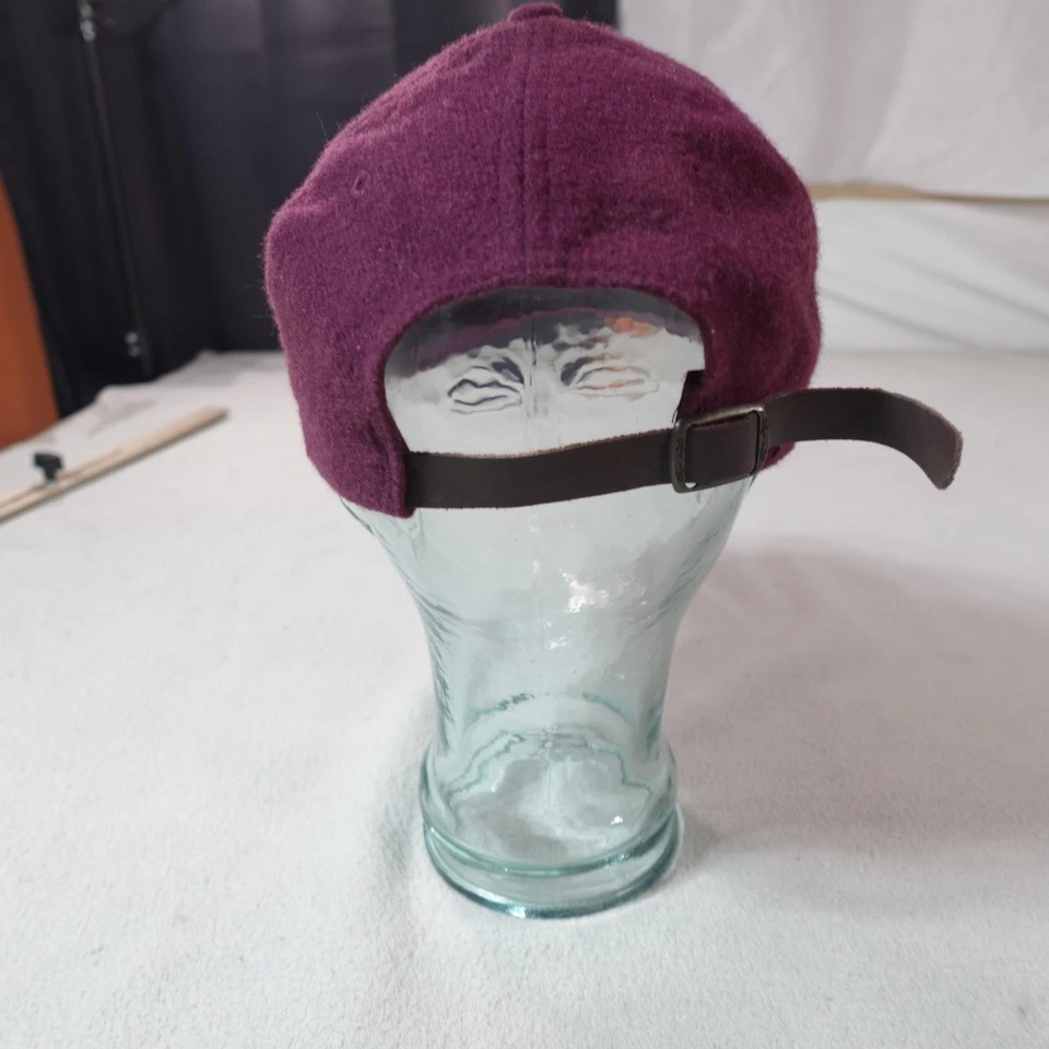 复古 Disney Eeyore 帽子带背面紫色羊毛混纺刺绣男式 90 年代 — 第 4/4 张图片