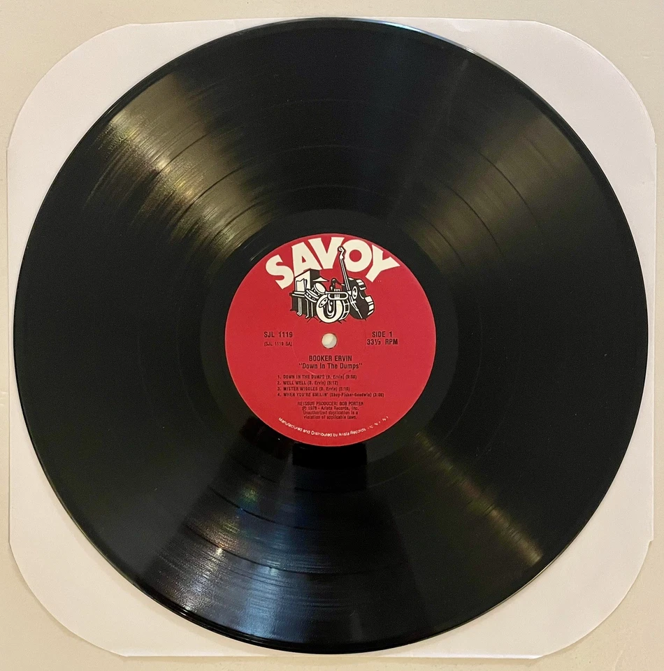 Booker Ervin Down in the Dumps (VG+) LP 1978 Vinyl ALBUM SJL 1119 PROMO Savoy DJ - Image 4 of 4