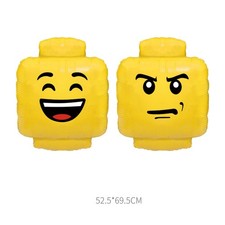 Building Block Balloon Stacking Brick Birthday Party Decor Double-sided 1-Piece