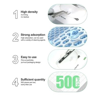 Small Cleaning Sponge Easily Cleans the Motherboard Chip Phone PCB Repair Sponge