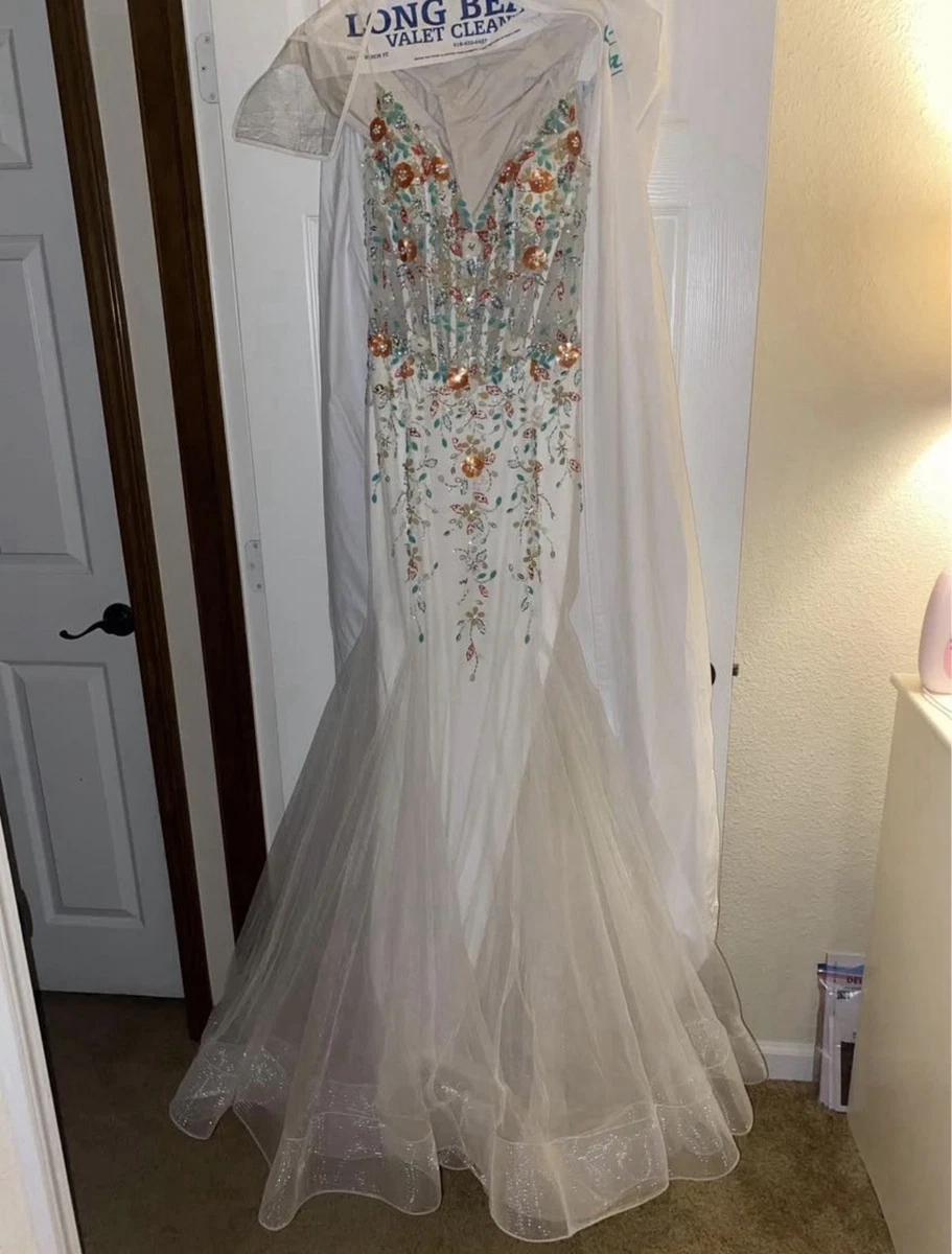 strapless open back dress Amazing Off-the-Shoulder Trumpet/Mermaid Prom Dress/Evening Dress with –  Newinlook main image 1