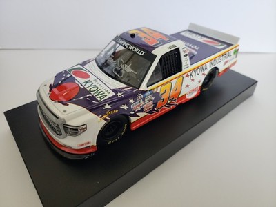 Autographed NASCAR Throwback Akinori Ogata TOYOTA TUNDRA  1:24 scale