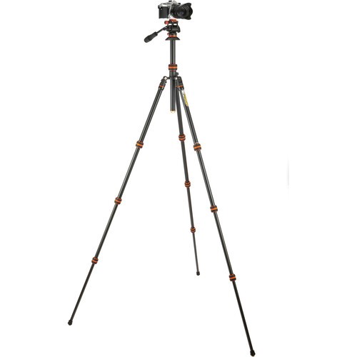 3 Legged Thing Punks 2.0 Travis Video Lava Tripod Kit Black/Copper - 第 7/8 張圖片