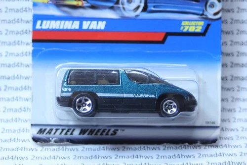 VINTAGE 1998 Hot Wheels CHINA mf green Chevrolet CHEVY LUMINA APV van #702