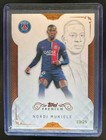 2023-24 Topps Premium Black & White PSG Nordi Mukiele Amber #/25