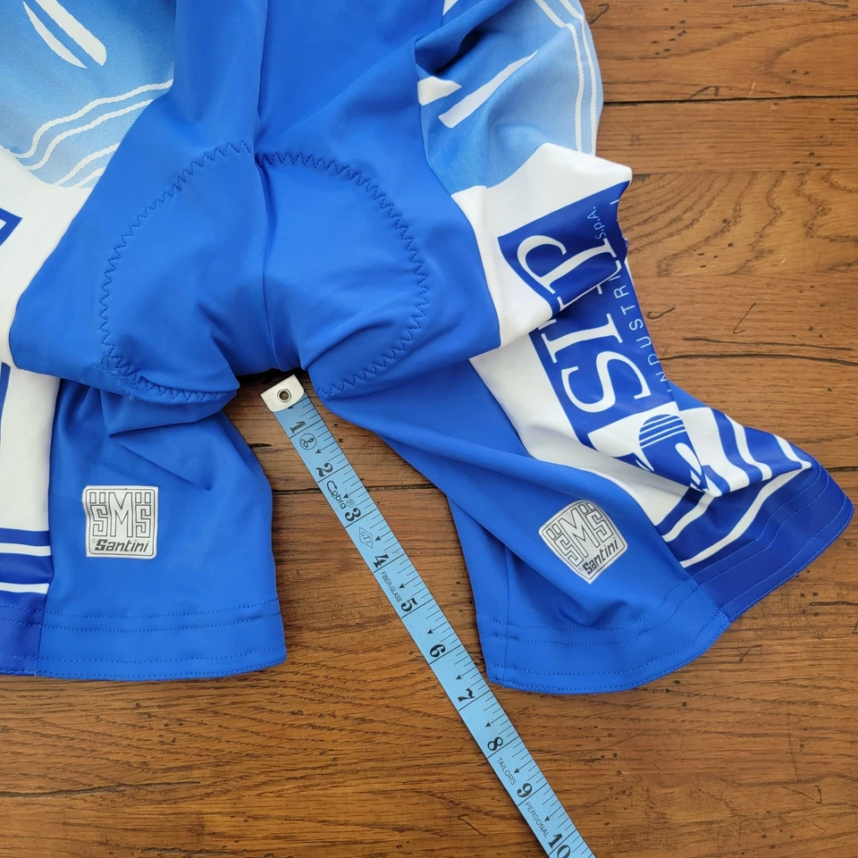 SMS Sanini женские? Велосипедные шорты-комбинезоны XL Италия 7 дюймов 14,5 дюйма (9/10) подушечка спандекс - Изображение 4 из 4