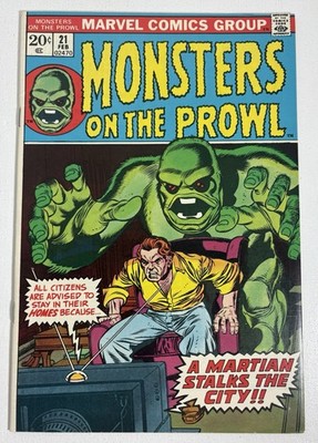 Monsters On The Prowl #21 (1973) - Marvel Bronze-Age Horror Beauty!