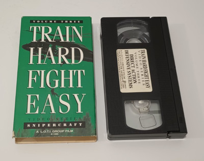 Train Hard Fight Easy Volume 3 [VHS 1995] Snipercraft