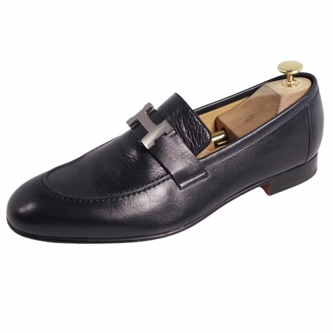 HERMÈS Mocassini Hermes mocassini Paris Constance H logo scarpe uomo 42 5 usati MOLO 0