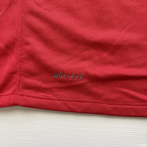 Nike Turkey Jersey 10/11 Adult Large Red Short Sleeve Home Crew Nec Soccer Mens - Picture 4 of 9