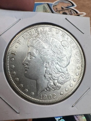 1902-s Morgan silver dollar, VF   Scarce date