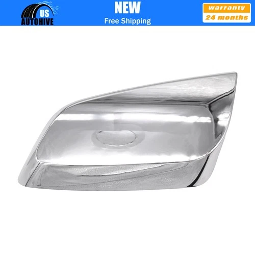 Left Side Driver Side Mirror Cover Cap for 2014-2019 Chevrolet IMPALA Chrome