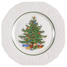 Cuthbertson Dickens Embossed Christmas  Dinner Plate 1157210