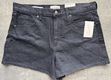 Universal Threads High-Rise 90's Cutoff Jean Shorts Black Sz 12/R NWT
