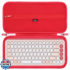 Mchoi Keyboard Case Compatible with Logitech POP ICON Keys Keyboard (Rose, PO