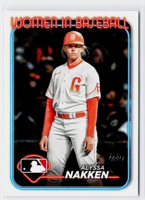 Alyssa Nakken 2024 Topps Women in Baseball #WIB-4 San Francisco Giants