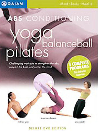 ABS Conditioning: Yoga, Balance Ball, Pilates (3 Complete Programs)  DVD Format