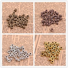 100PCS Tibetan Silver Spacer Beads For Jewelry Making 6X4MM W3086