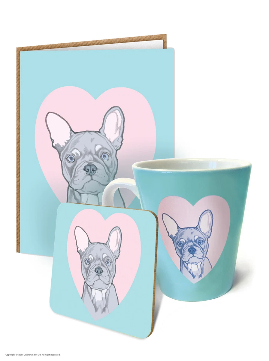 Französische Bulldogge / HUND LIEBHABER/Geburtstag/Karte/Weihnachten / Geschenk