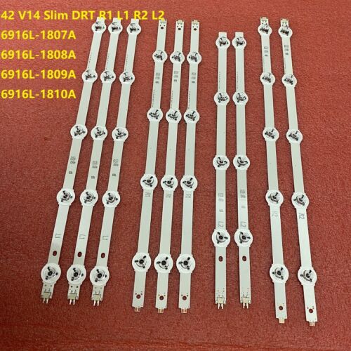 6916L-1807A 1808A 1809A 1810A Barras LED (10) para Panasonic TX-42AS750E TX-42AS740E - Imagen 2 de 7