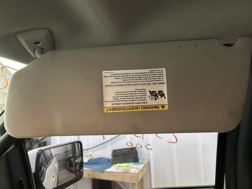 2004-2008 Ford F150 Pickup Passenger Sun Visor Crew Cab - Picture 2 of 14