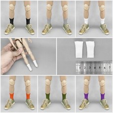 1/6 Scale Micro Men's Women's Short Socks Cover 2 Holes Version 12" Figure TOYS