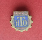 R* USSR BRASS BADGE PIN HTO FACTORY TECHNICIAN VF DETAILS