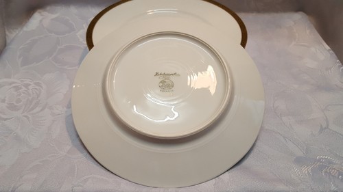 π 5er-Set Porzellan Beilagenteller mit Goldrand β Hutschenreuther Selb LHS π - Picture 2 of 4
