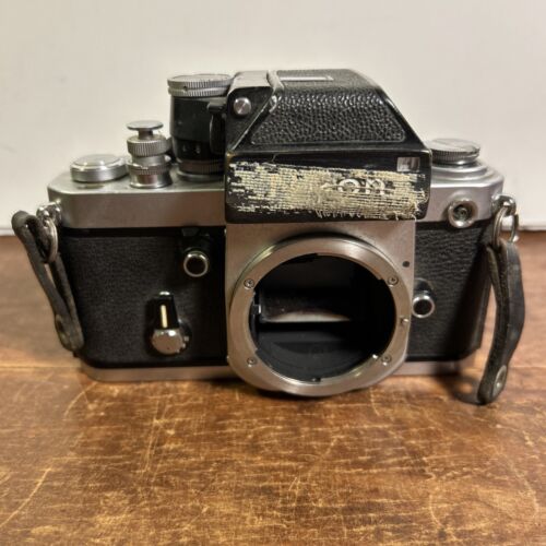 Nikon F2 analoge Spiegelreflexkamera Photomic nur Gehäuse Chrom ungetestet - Teile oder Reparatur