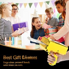 Make it Rain New Money Gun Shooter Handheld Cash Gun for Game Movies Party