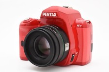 PENTAX K-r Red x Red 12.4MP DSLR Camera w/DA 50mm f/1.8 Lens Exc   Japan 9134