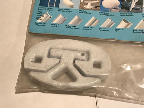 (lot of 2) Dock Edge 3" flip-up Cleat Boat Marine 2603w-f - Picture 4 of 5