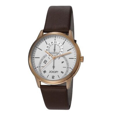 Joop Herren Uhr Armbanduhr JP101401001 Eternal Analog Quarz Leder