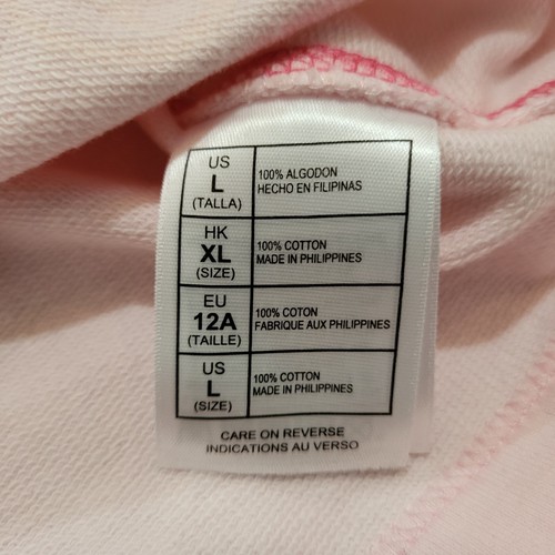 Disney Parks Sweatshirt Pink Long Sleeve Youth Large 10-12 Princesses Shirt NEW - Picture 11 of 12