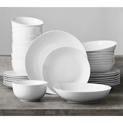 32-Piece Porcelain Dinnerware Set, Service for 8 people 193968178239 | eBay