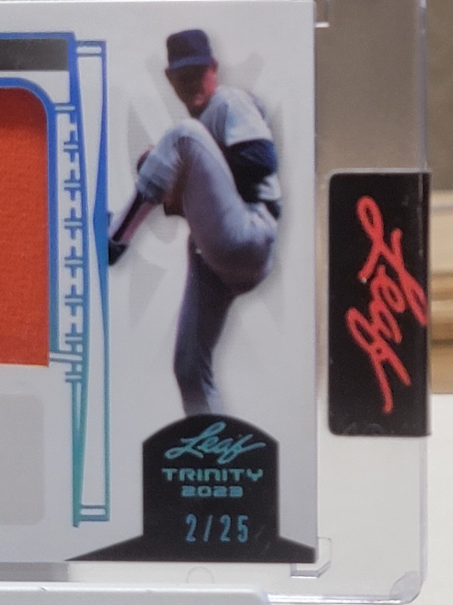 2022 Leaf Trinity Nolan Ryan GAME-WORN PATCH AUTOGRAPH 2/25 | eBay